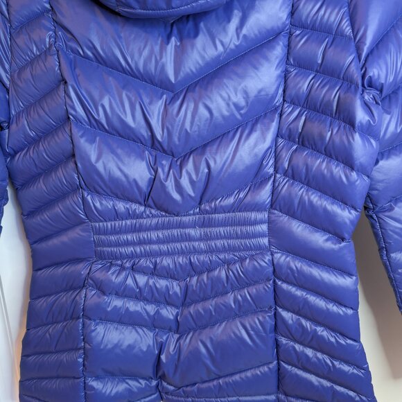 MINT CONDITION Calvin Klein Blue Lightweight Down Puffer Jacket w/ Hood | Size M - Picture 3 of 13